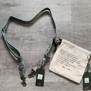 Myra Bag Turquoise Embroidered Shoulder Strap